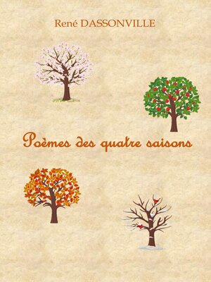 cover image of Poèmes des quatre saisons